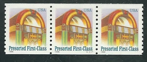 Scott #2912...(25) Cent... Juke Box... Plate # Strip of 3... MNH - Picture 1 of 1