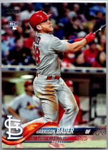 2018 Topps Harrison Bader RC St. Louis Cardinals #21 - Picture 1 of 2