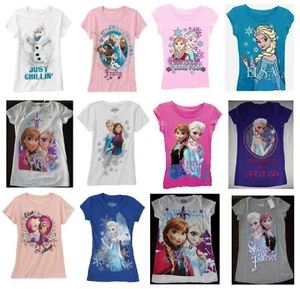 Disney Frozen shirt NWT 6 6X 7 8 10 12 UPICK sold out store Anna Elsa Olaf - Picture 1 of 12