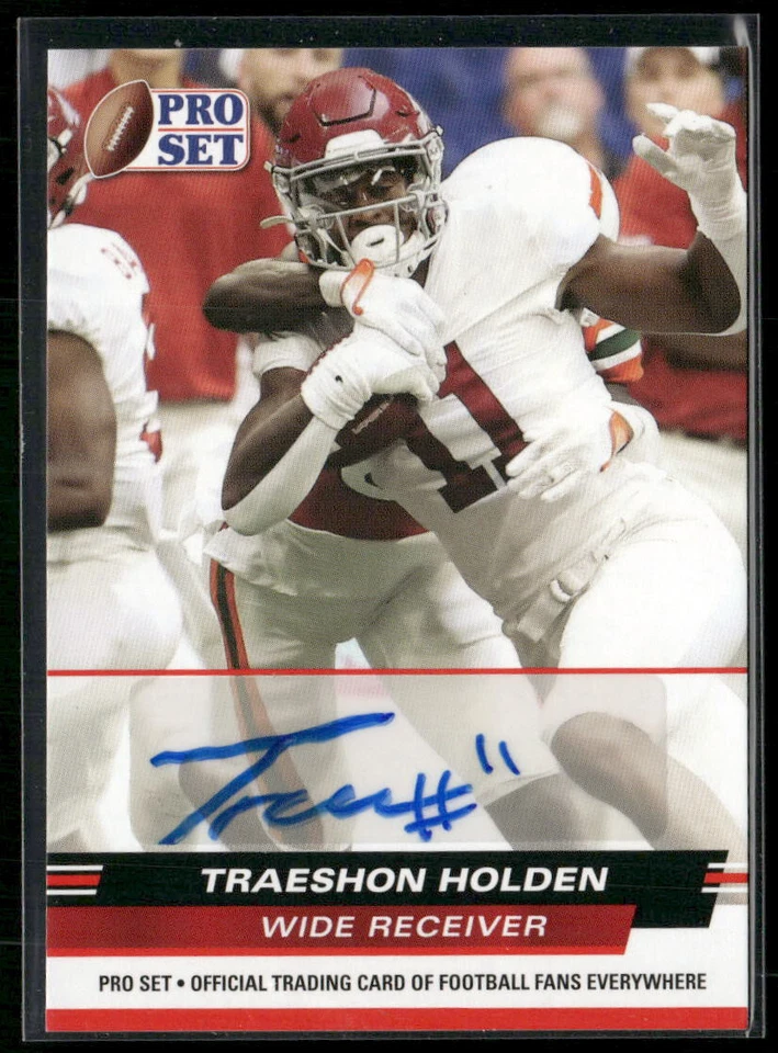 Traeshon Holden 2022 Leaf Pro Set Red Auto - Image 1 of 2