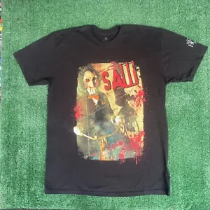 Vintage Y2K SAW Movie Shirt Jigsaw Halloween Horror Goth Tee - Picture 1 of 7