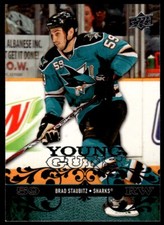 2008-09 Upper Deck Young Guns Brad Staubitz Rookie San Jose Sharks #491 R78