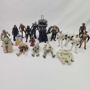 Lot of 20 Vintage 1990's Star Wars KENNER Rare Action Figures & More