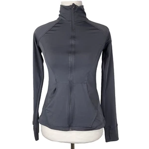 Chaqueta Top SKORA Cremallera Completa Mujer XS Gris Manga Larga Atletismo Correr Yoga - Imagen 1 de 10