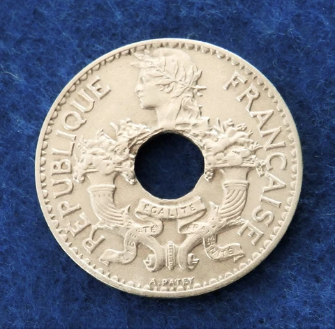 1938 Indo-China 5 Cents - Stunning Key Date Coin - See Pictures Cover
