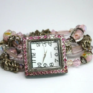 FASHION WATCH LADIES QUARTZ 40MMx42MM FUNN STUFF NEW - Picture 1 of 8