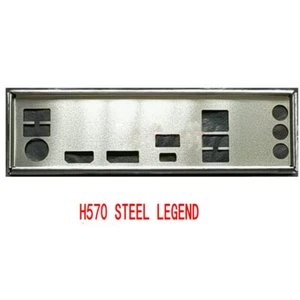 For ASRock H570 STEEL LEGEND Motherboard Backplate Back plate IO I/O Shield - Afbeelding 1 van 1