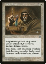 Harsh Justice Portal HEAVILY PLD White Rare MAGIC THE GATHERING CARD ABUGames