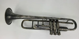 Trompeta de Plata Kandowski 18" Instrumento 74 Rue De Clichy 25 De Colección - Imagen 1 de 12