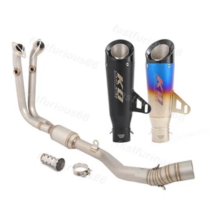 For CF-Moto 450SR 450NK SS 2022-2025 Exhaust Muffler Header Mid Pipe 51mm System - Picture 1 of 14