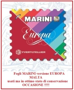 MARINI - Fogli versione EUROPA MALTA - "2000" - usati - Ottimo Stato !! - Foto 1 di 1