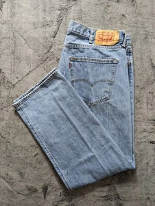Levi's 501 Button Fly Jeans Men's Size 42x30 Medium Wash - Imagen 1 de 13