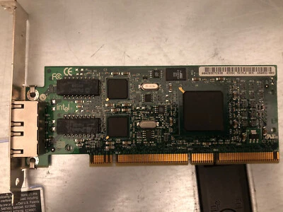 VINTAGE Intel PRO/100 S Dual Port Server Network Adapter PCI PCIX Pro 100 Foto 1 de 2