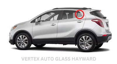 2013-2019 Buick Encore Driver Side Left Rear Vent Glass Window 12126 - Imagem 1 de 2
