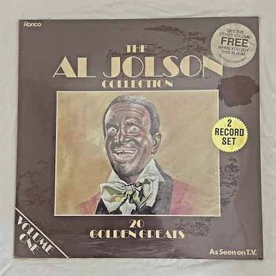 AL JOLSON- The Al Jolson Collection 2 Disc Vinyl 12" IMPORT NEW SEALED - Image 1 of 3