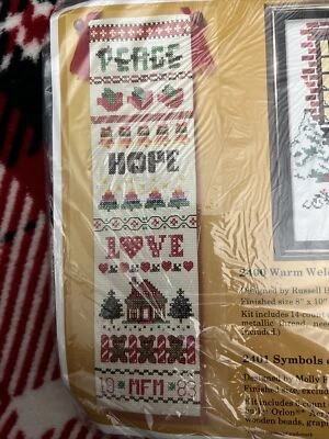 The Creative Circle Symbols of the Season Bellpull Cross Stitch Kit #2401 NEW - Image 1 of 3
