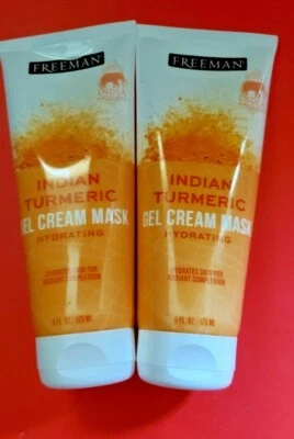 2 PACK FREEMAN INDIAN TURMERIC GEL CREAM MASK  - Image 1 of 4