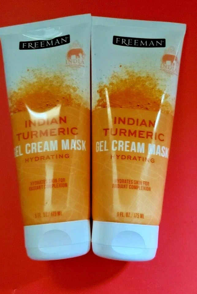 2 PACK FREEMAN INDIAN TURMERIC GEL CREAM MASK  - Image 1 of 4
