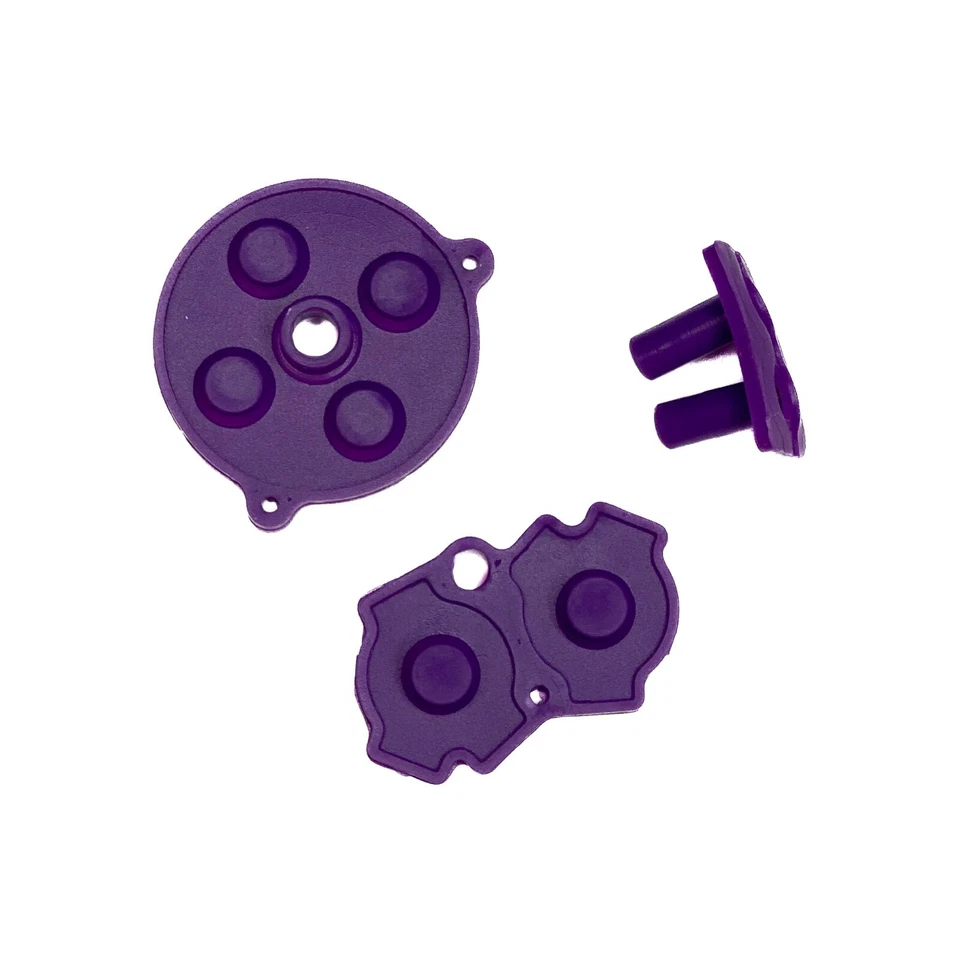 *NEW* Nintendo Game Boy Advance GBA System Button Rubber Pads Set Purple - Image 1 of 1