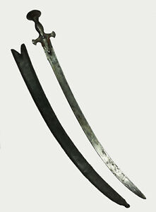 antique islamic sword sabre shamshir Knife Säbel messer schwert Afghanistan 19G