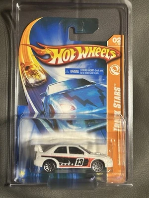 Hot Wheels 2007 SUBARU IMPREZA Track Stars blanco #13 con estuche protector Foto 1 de 4