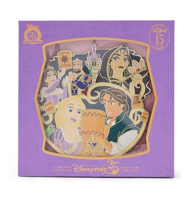 Значок Disney Tangled 15th Anniversary Jumbo ограниченный выпуск 1750 (Rapunzel) - Изображение 1 из 2