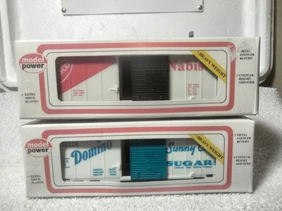 HO Scale Model Power NIB Box Car Bundle - Nabisco 8006 & Domino Sugar 8007 - Image 1 of 3