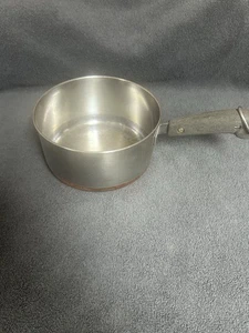 Sartén/olla vintage REVERE WARE 1 QT acero inoxidable/fondo de cobre sin tapa - Imagen 1 de 7