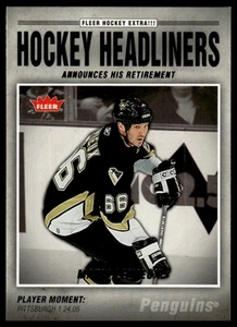 2006-07 Fleer #HL6 Mario Lemieux Hockey Headliners - Picture 1 of 2