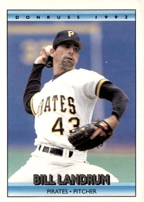 1992 Donruss #221 Bill Landrum - Image 1 of 2