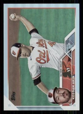 2023 Topps Rainbow Foil #617 Keegan Akin - Image 1 of 2