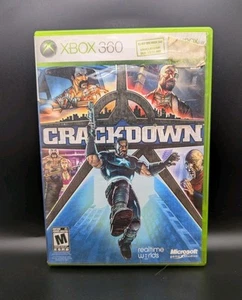 Crackdown (Microsoft Xbox 360 Game) Tested & Complete W/Manual, Minor Scratches - Picture 1 of 6