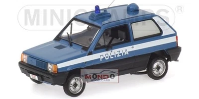 1:43 Minichamps Fiat Panda Polizia Stradale 400121490 Diecast Model - Image 1 of 2