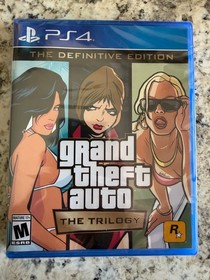 Grand Theft Auto Trilogy PS4 Definitive GTA Brand New Sealed PlayStation 4 US