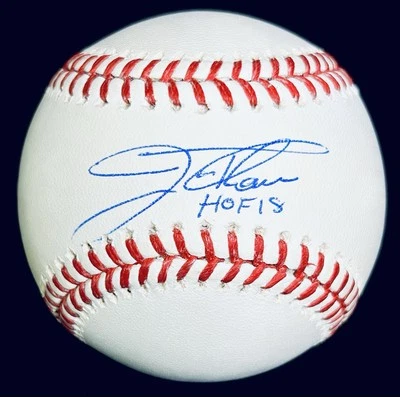 🔥 JIM THOME HOF 18 SIGNED BALL BECKETT WITNESSED CERT VERY CLEAN BALL & AUTO 🔥 - Image 1 of 3