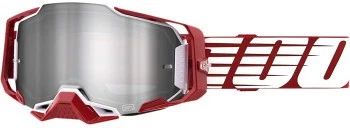 Gafas Armenga 100 % 50005-00009 - Rojo Profundo de gran tamaño - Plata Flash 5622-1001-00 Foto 1 de 4