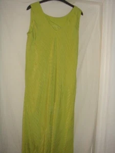 NEW Country Casuals Green Bias Cut Dress Size 14 - Picture 1 of 4