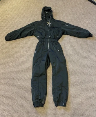 Traje de esquí Descente traje de nieve de una pieza babero de nieve retro Onsie Shell de colección para mujer 8 Foto 1 de 4