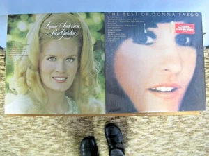 LYNN ANDERSON ROSE GARDEN & THE BEST OF DONNA FARGO LPS - Picture 1 of 7