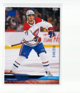 KIRBY DACH '24/25 Upper Deck Series 2 DELUXE card #'d /250 MONTREAL CANADIENS - Picture 1 of 1
