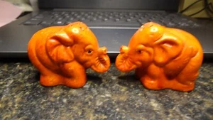 Vintage Mid Century Elephant Salt & Pepper Shakers Japan - Picture 1 of 4