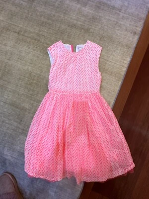 Crewcuts J. nuevo sin etiquetas Vestido de fiesta Crew Girls talla 16 corazones rosas Foto 1 de 3