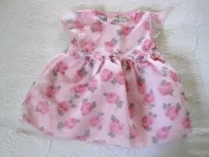 Vestido Floral Rosa Little Lindsey Bebé Niñas Vintage Talla 12M Fiesta Rosas Boda - Imagen 1 de 5
