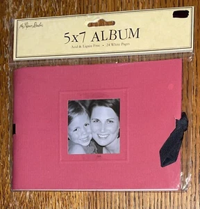 The Paper Studio Craft Etc Red Scrapbook Blank Album 5x7 Memories Photos 24 Pgs - Picture 1 of 8