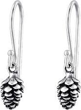 The Rose & Silver Company Women 925 Sterling Silver Acorn Dangle Earrings