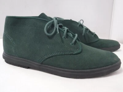 PF2 VTG 80s 90s Women's KEDS Champion Green Suede Bootie Sneaker High Tops 7.5 - Image 1 of 4