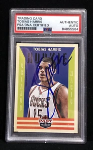Tobias Harris Signed Autograph Rookie 2012-13 Panini Card PSA/DNA Bucks Sixers - Picture 1 of 2