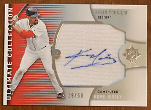 Kevin YOUKILIS 2008 Ultimate Collection Jumbo Home Jersey AUTO #UJ-KY /50 NM
