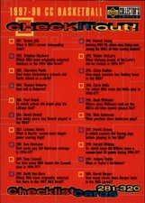 1997-98 Collector's Choice Basketball #398 Checklist #3