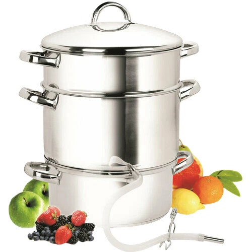 Cook N Home NC-00256 11-Quart Stainless Steel Juicer Steamer